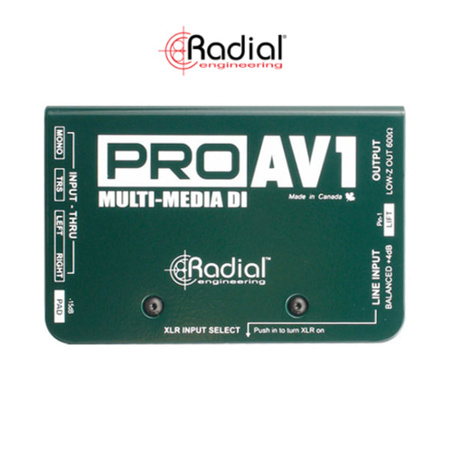 [RADIAL] PRO AV1 래디알 멀티미디어 다이렉트 박스