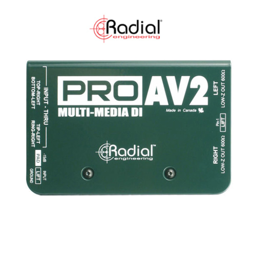 [RADIAL] PRO AV2 래디알 멀티미디어 다이렉트 박스