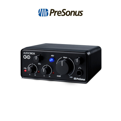 [PRESONUS] AudioBox GO 프리소너스 울트라 컴팩트 오디오 인터페이스