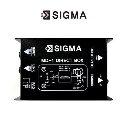 [SIGMA] MD1 패시브 싱글 다이렉트 박스 DI BOX