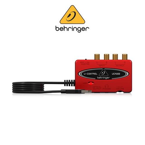 [BEHRINGER] UCA222 베링거 USB 오디오인터페이스